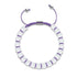 Porcelaine violette | Céramique Lumos | Bracelet Vitalité Macramé